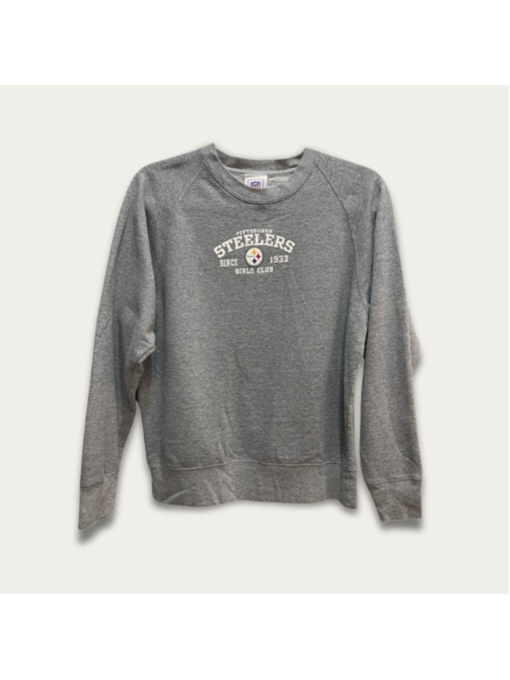 NFL Steelers Women’s Crewneck Sweater Pullover Gray Women S Football Game Day